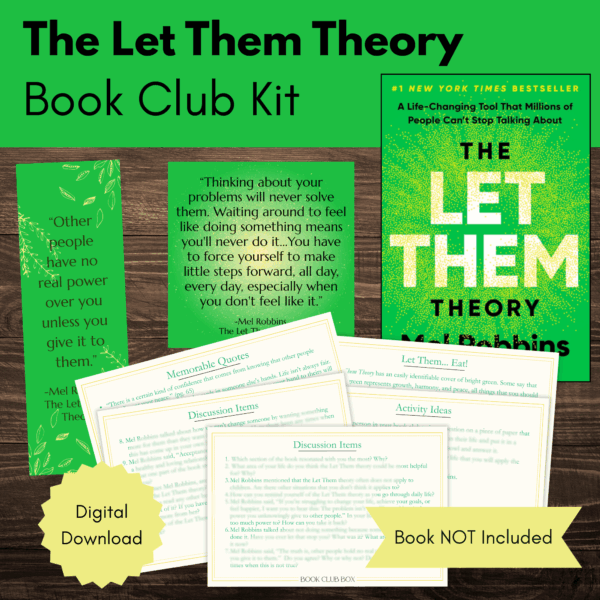 The Let Them Theory by Mel Robbins Book Club Kit