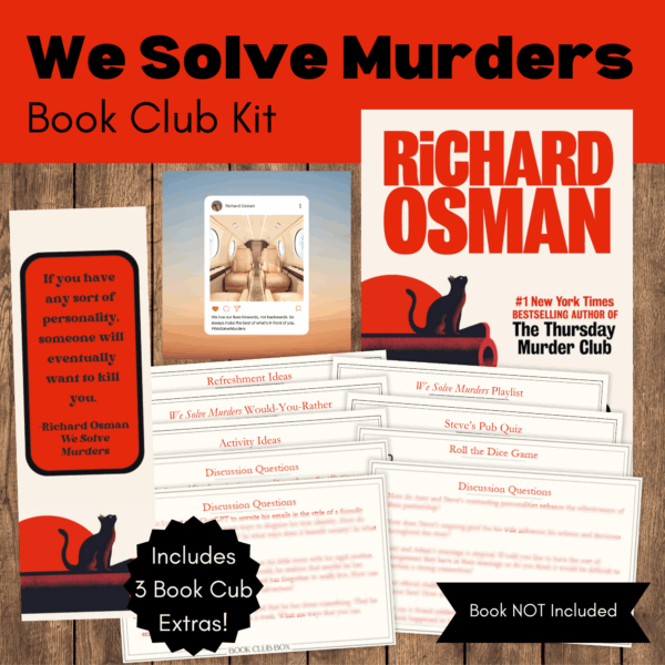 We Solve Murders by Richard Osman Book Club Kit