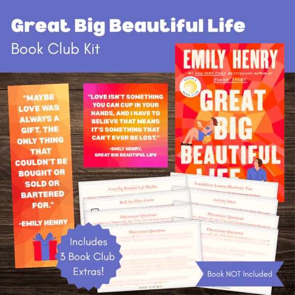 Great Big Beautiful Life by Emily Henry Book Club Kit