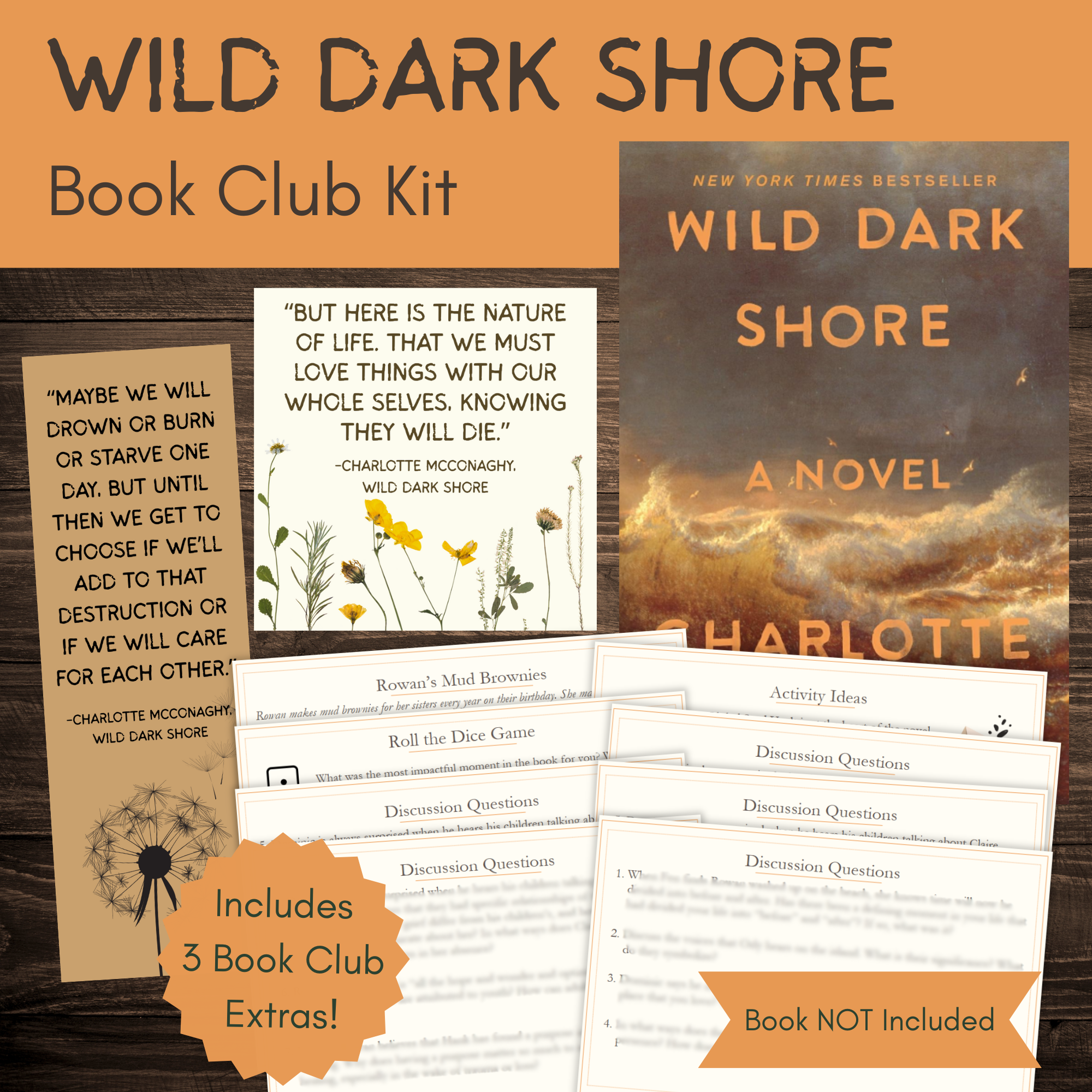 Wild Dark Shore by Charlotte McConaghy Book Club Kit