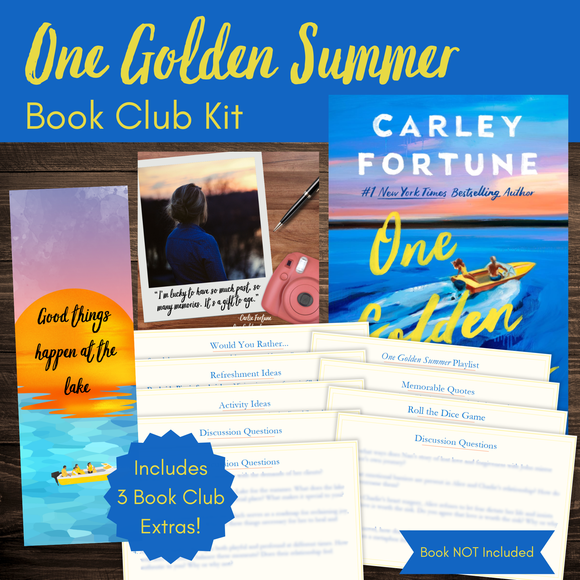 One Golden Summer by Carlie Fortune Book Club Kit