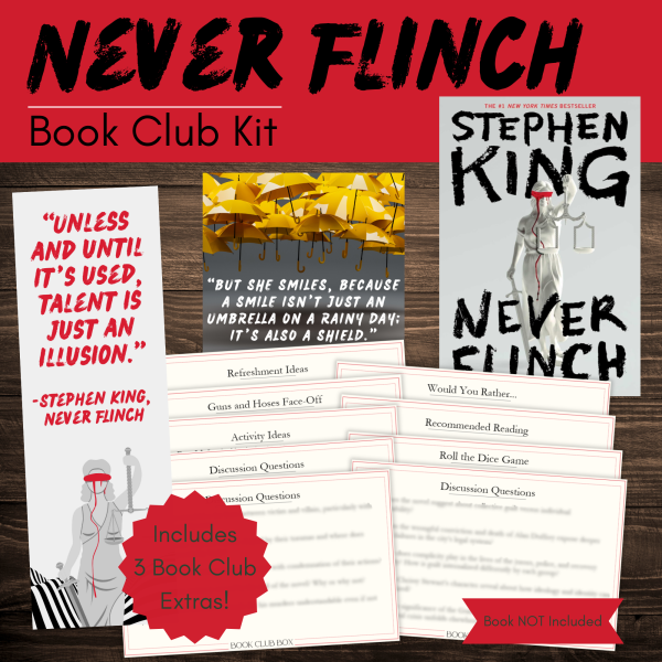 Never Flinch by Stephen King Book Club Kit