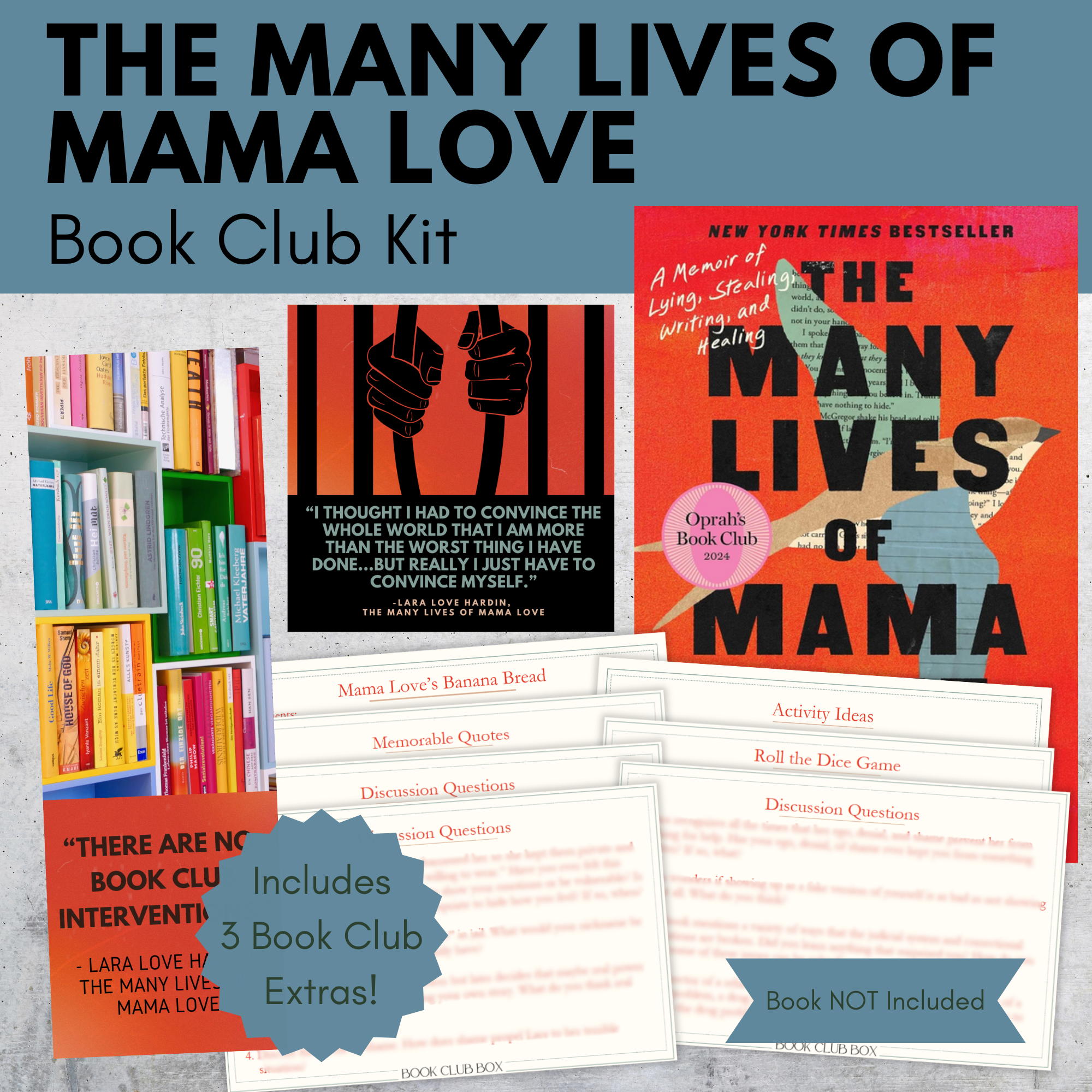 The Many Lives of Mama Love by Lara Love Hardin Book Club Kit