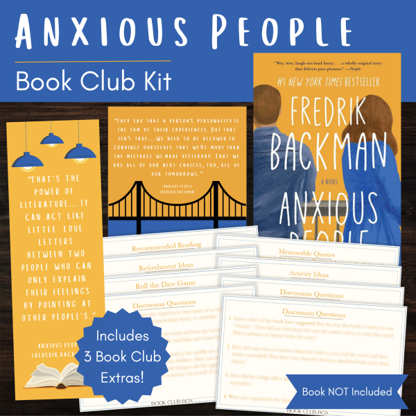 Anxious People by Fredrik Backman Book Club Kit