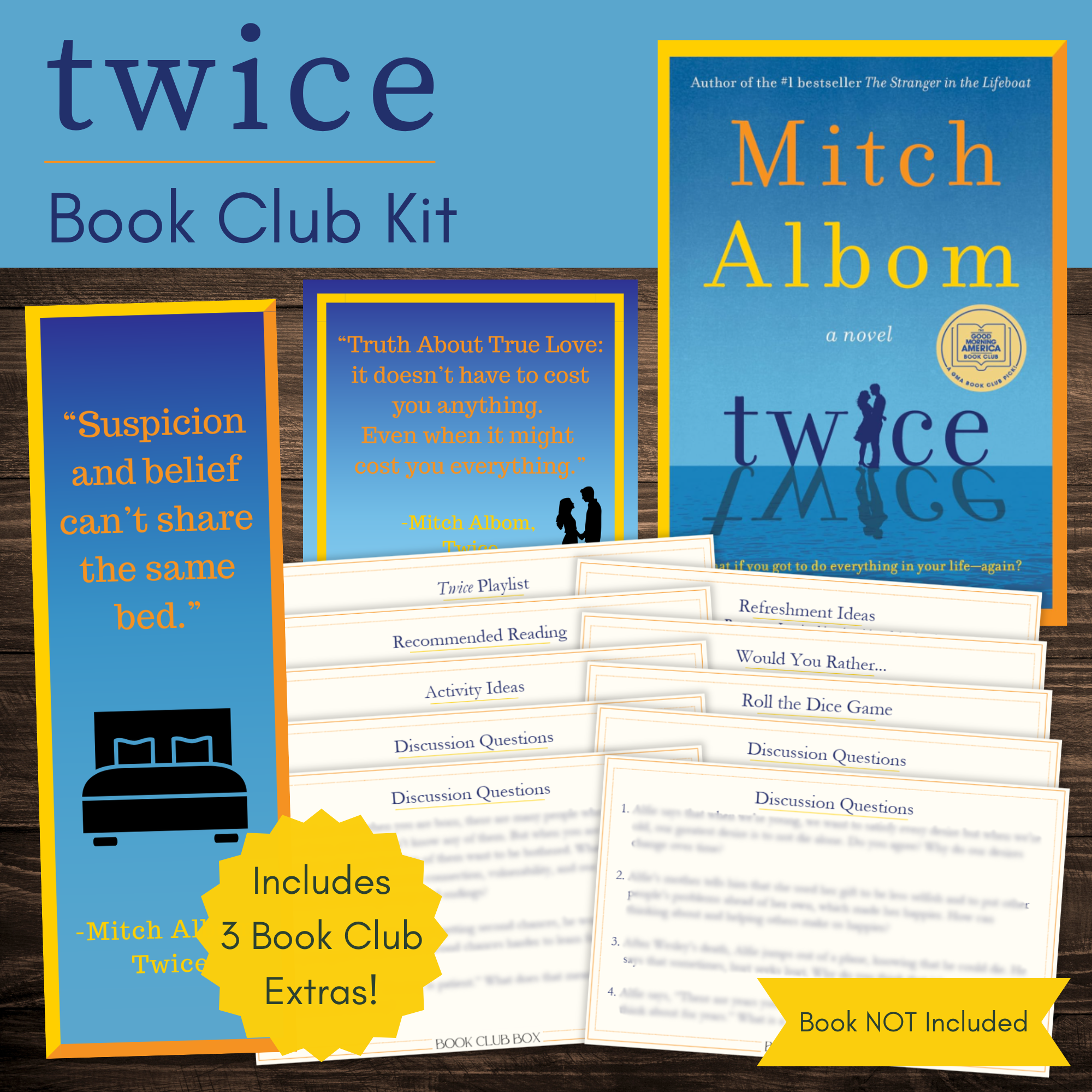 Twice by Mitch Albom Book Club Kit
