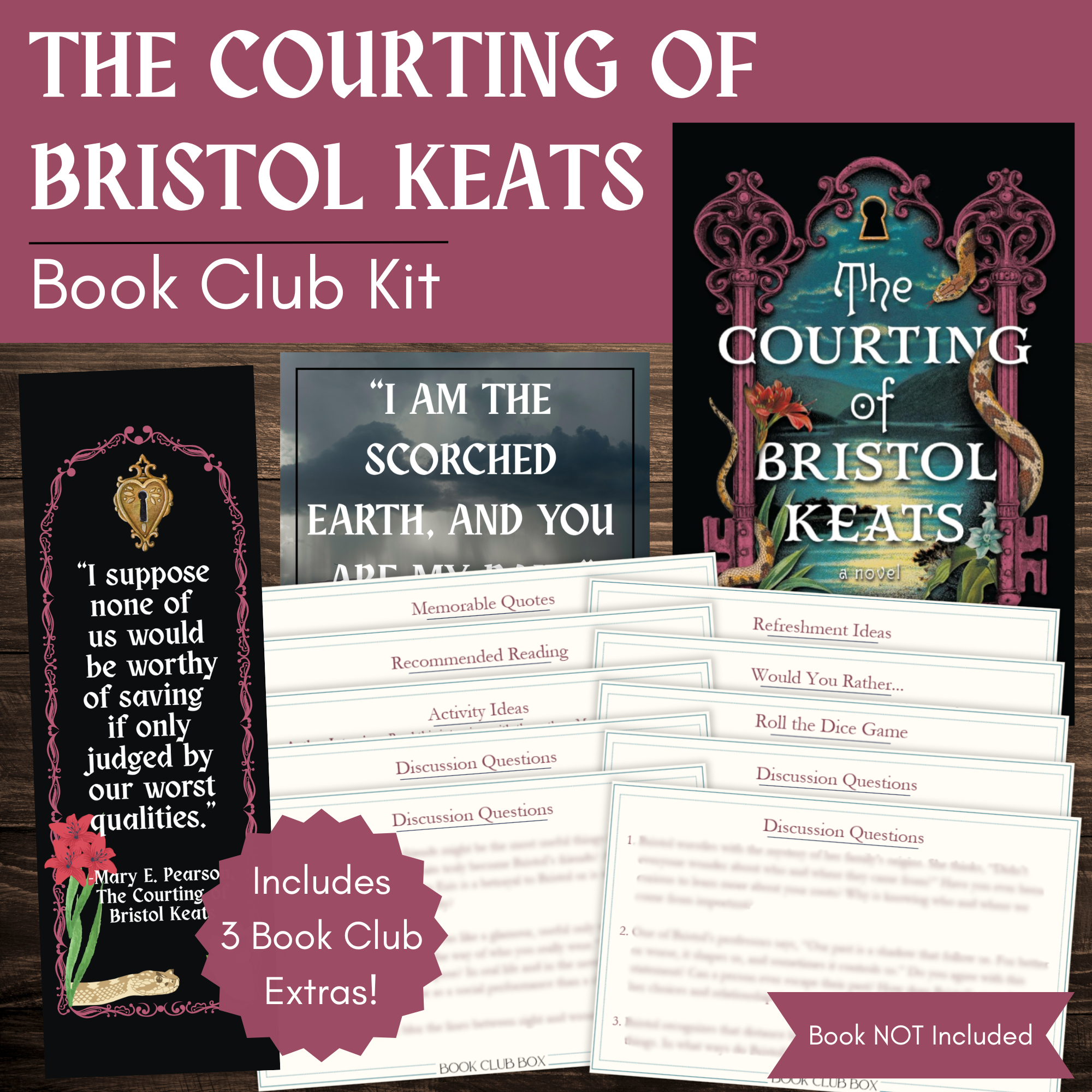 The Courting of Bristol Keats Book Club Kit